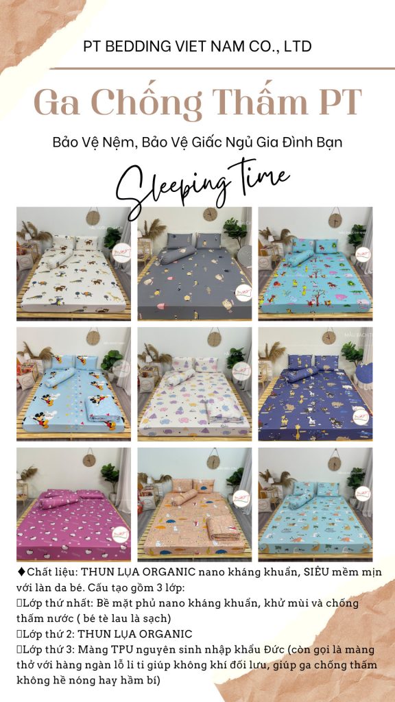 Ga chống thấm để bảo vệ nệm