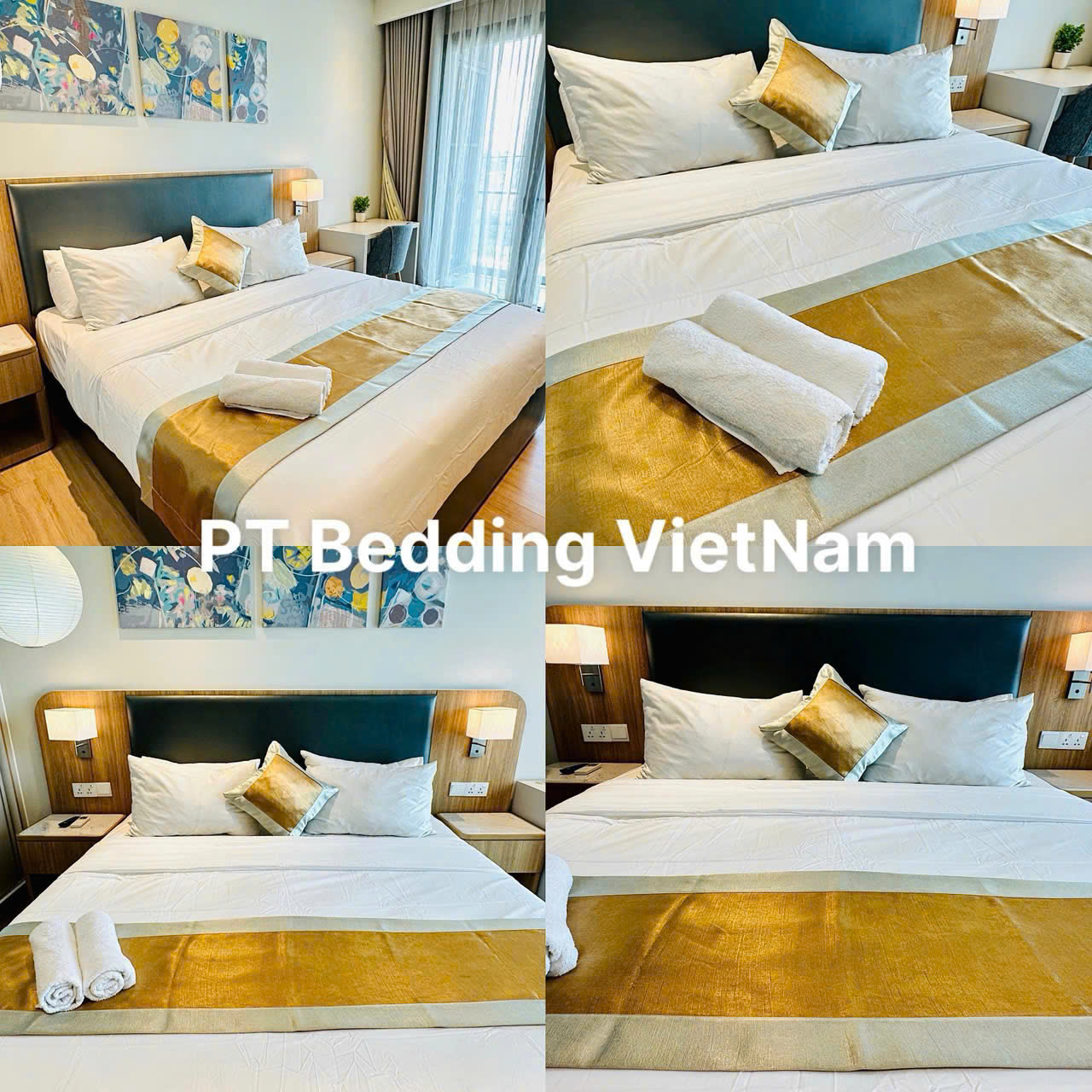 Mua chăn ga khách sạn cho villa nghỉ dưỡng