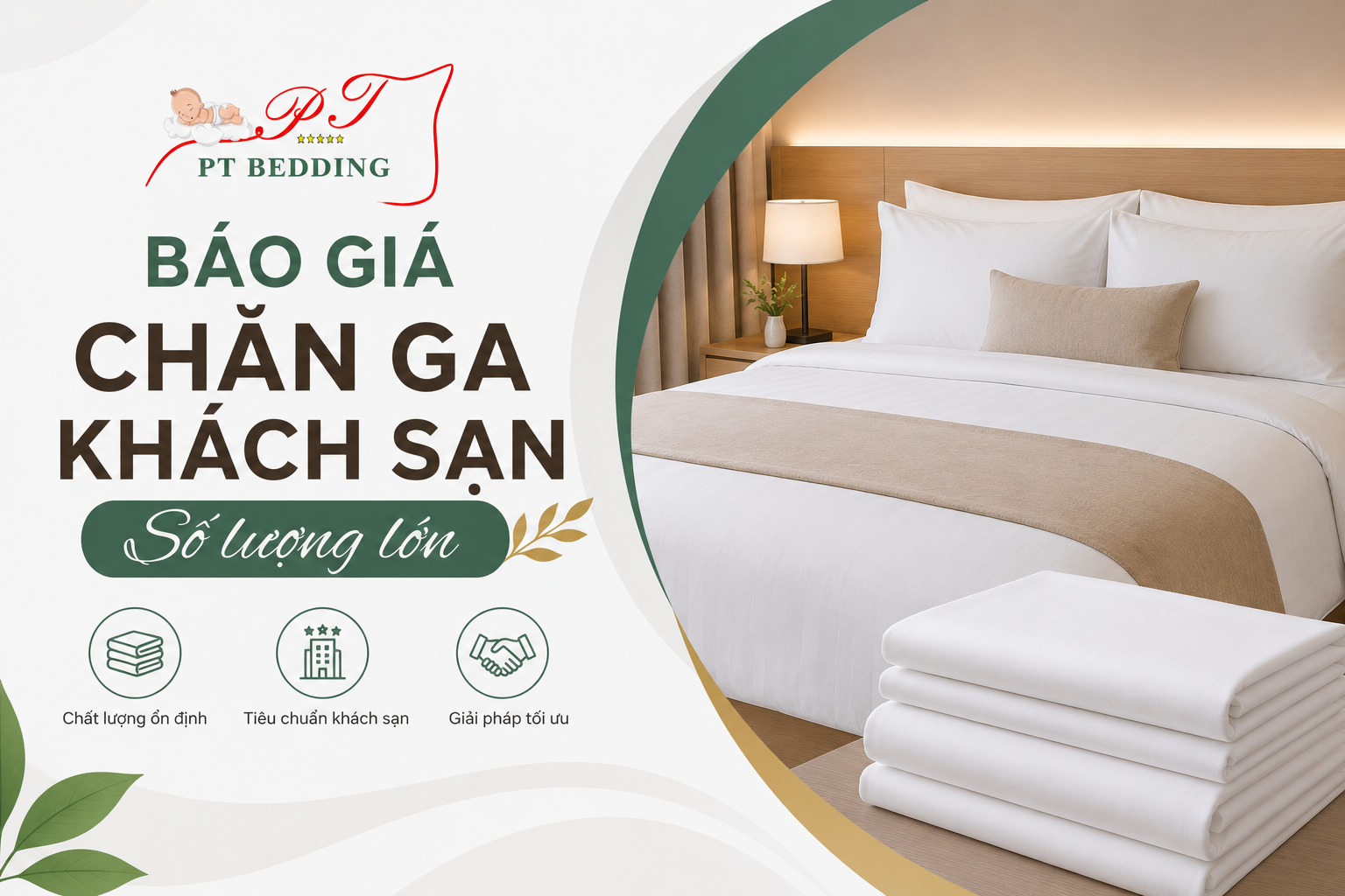 Báo giá chăn ga khách sạn số lượng lớn