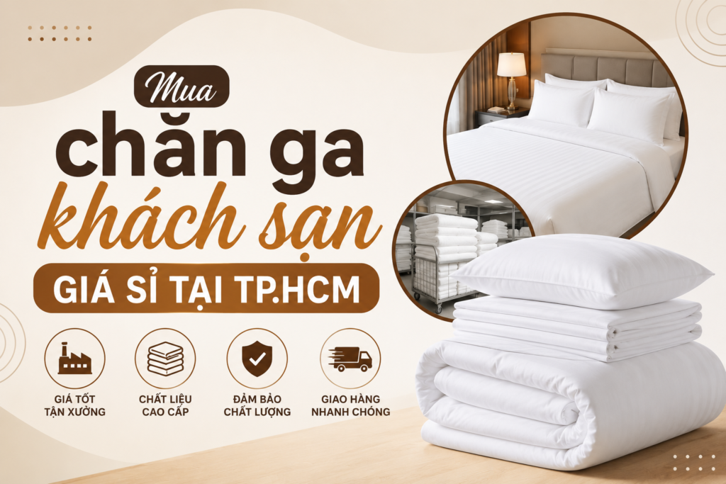 Mua chăn ga khách sạn giá sỉ tại TP.HCM