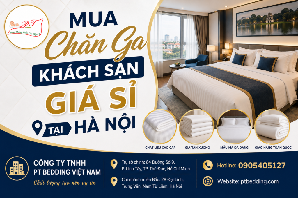 Mua chăn ga khách sạn giá sỉ tại Hà Nội