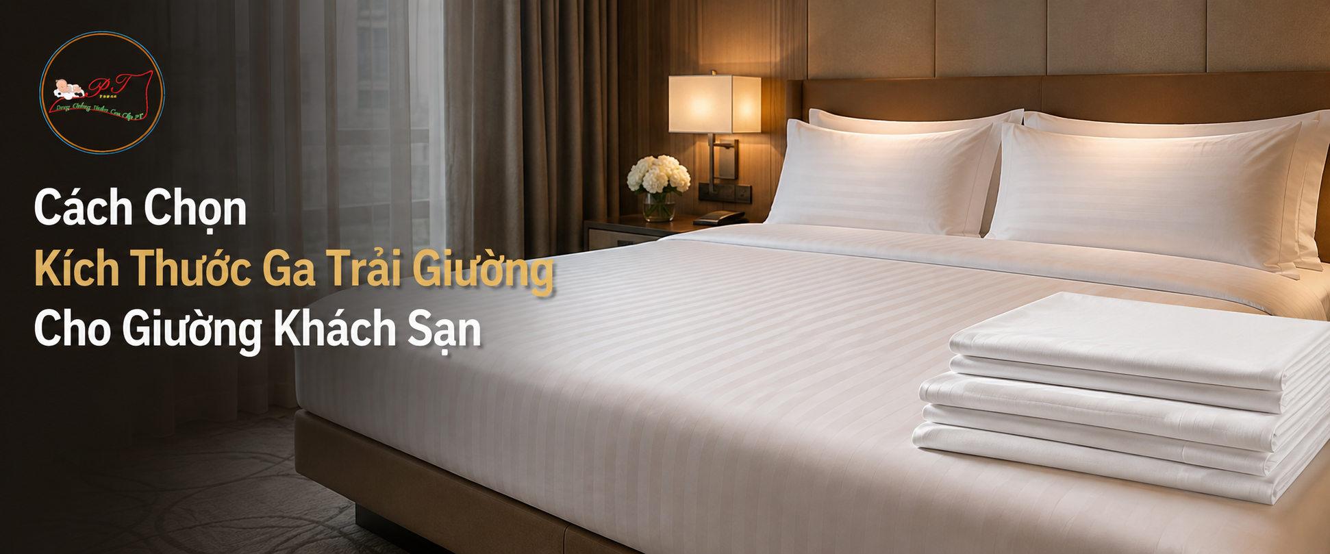 Cách chọn kích thước ga trải giường cho giường khách sạn