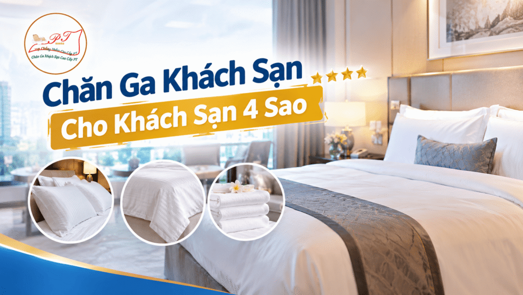 Chăn ga khách sạn cho khách sạn 4 sao